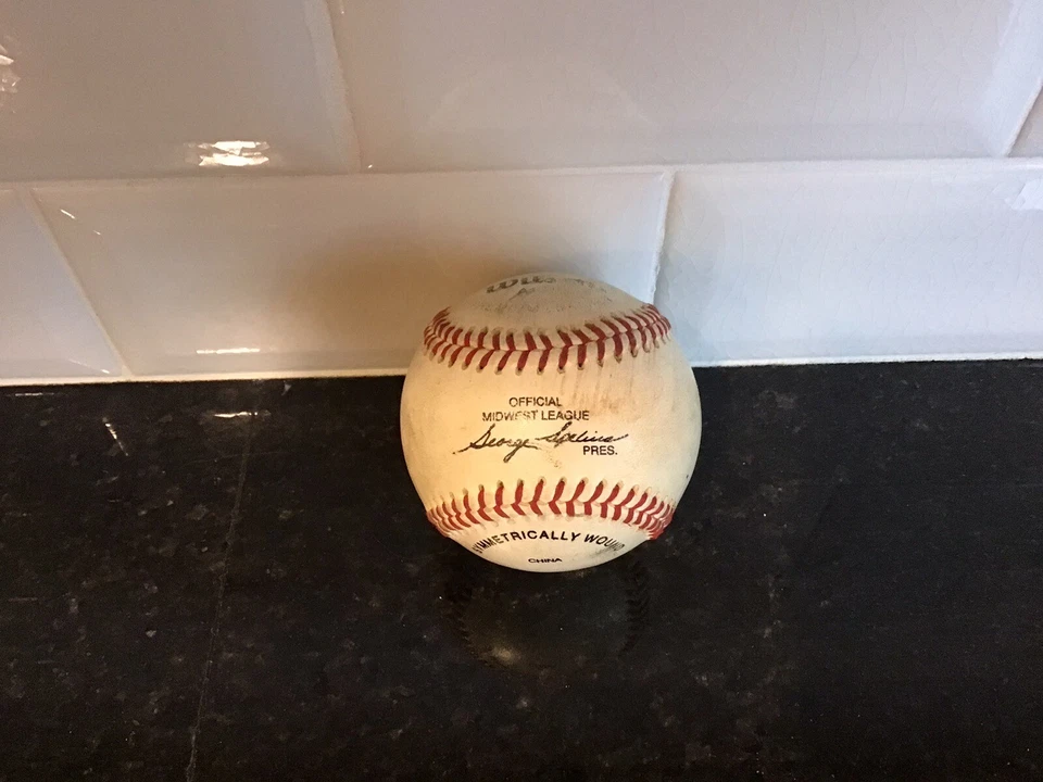 Béisbol de la Liga del Medio Oeste de 1990 Bobby Bonds, Jr. Springfield Illinois Sultans automático Foto 2 de 3