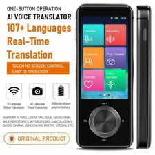 3" Smart Two-Way Real-time Voice Wifi/offline Translator Device 107 Languages