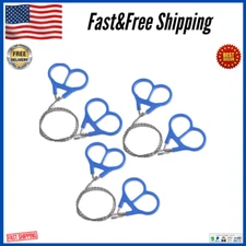 3 Pack Stainless Steel Wire Saw Emergency Kit - Hand Pocket String Rope Saw for.