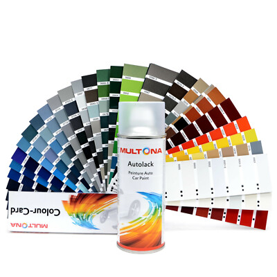 Multona 0814 Autolack Lackspray F r Mercedes 189 Smaragdschwarz Met 