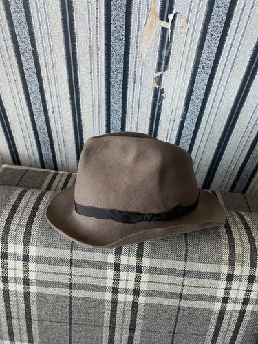 VINTAGE lock \u0026 co hatters london BROWN 