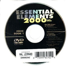 ESSENTIAL ELEMENTS 2000 PLUS DVD CD FOR OBOE BOOK 1 TWO DISC SET BRAND NEW
