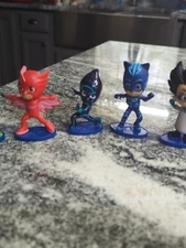 PJ Masks Figures Set Lot of 5 Just Play Figures Cake Toppers 