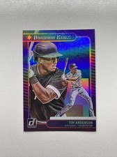Tim Anderson 2021 Panini Donruss Blue Foil Holo 7 Diamond Kings White Sox