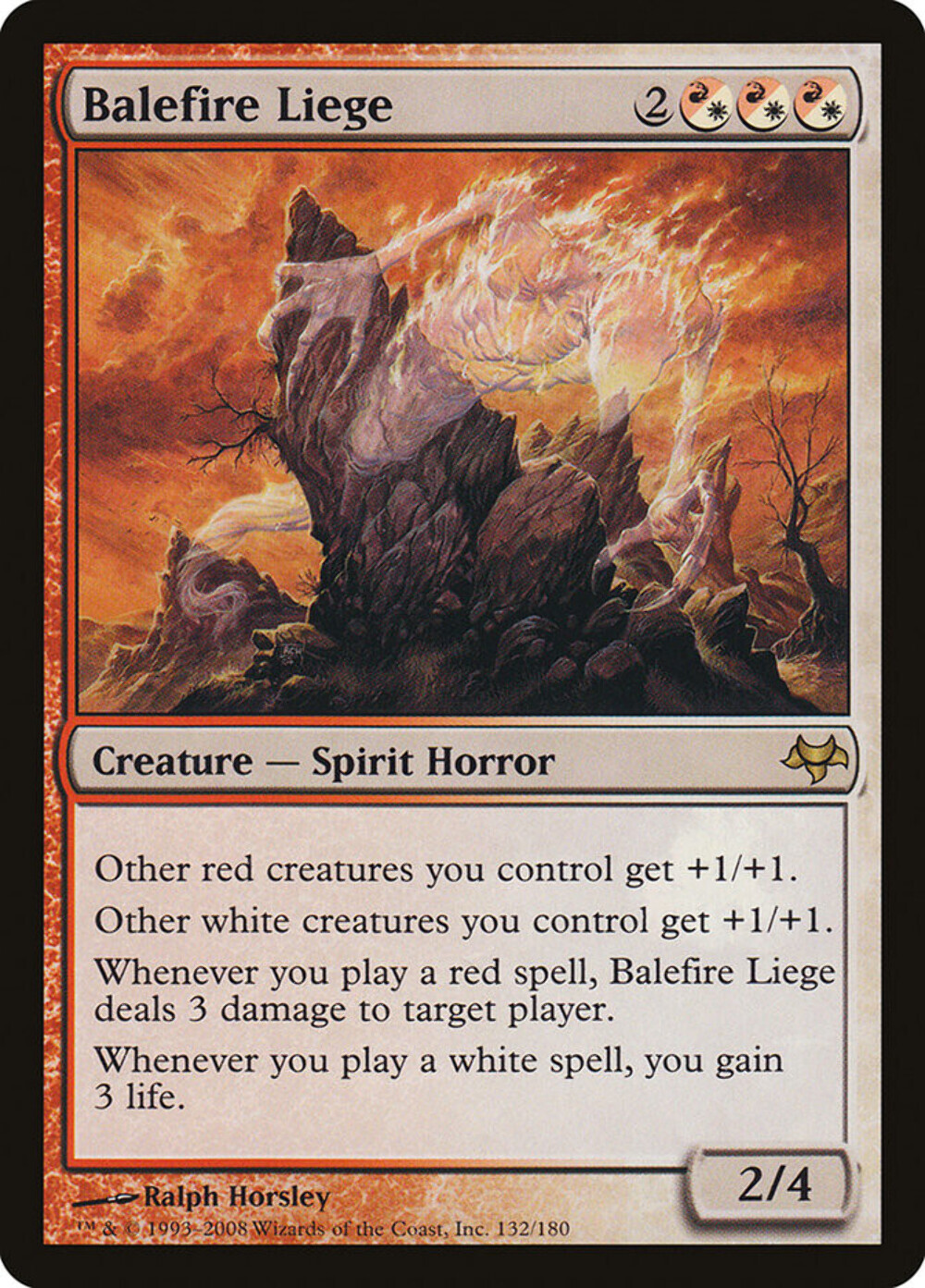 MTG Balefire Liege – Eventide Magic Card # 132 | eBay