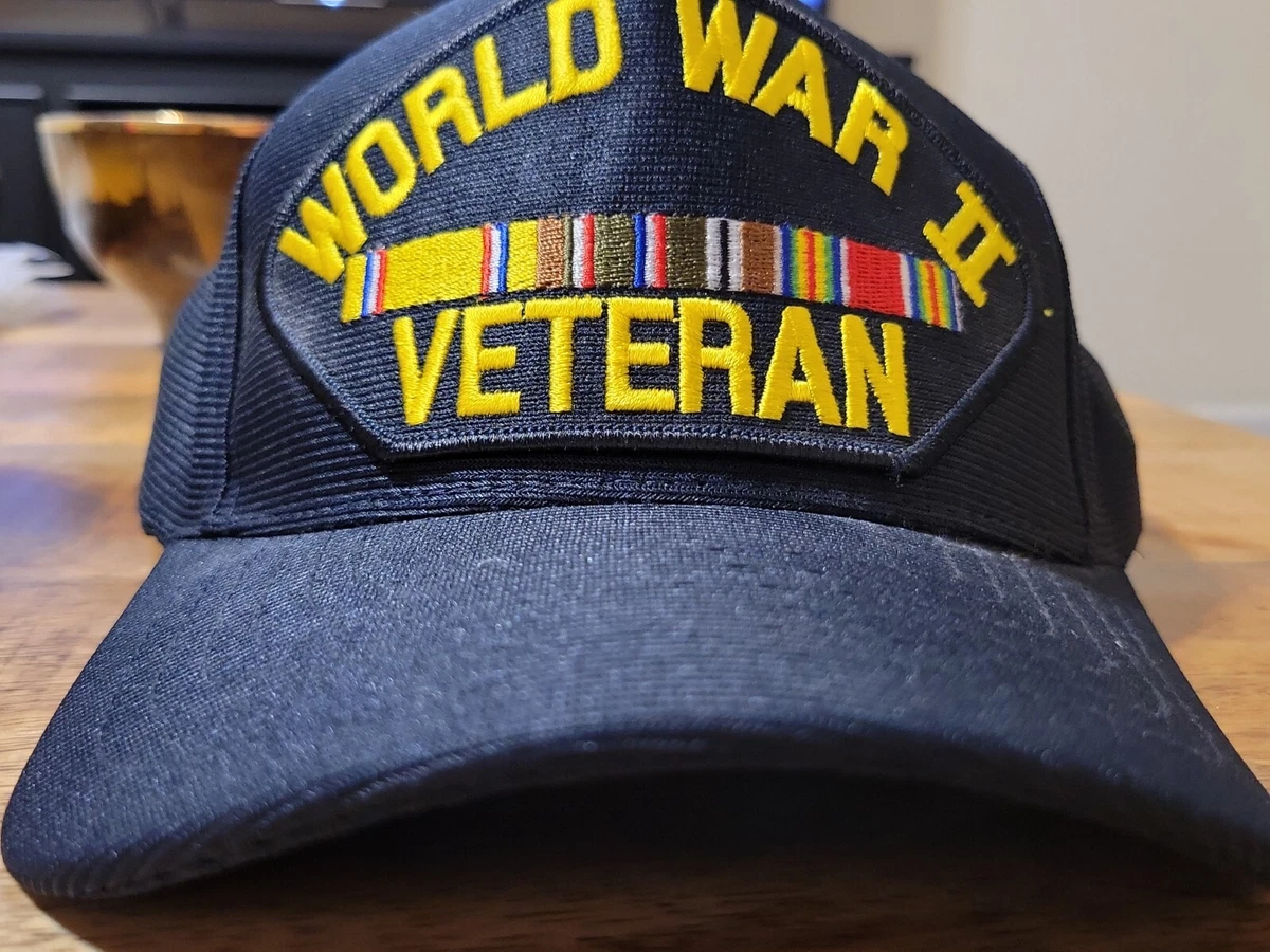 World War II Veteran WW2 Military Baseball Ball Cap/Hat•Eagle