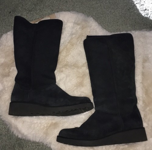 Ugg Kara Tall Black Boots Sz 9
