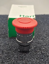 (QTY 2) Schneider Electric ZB4BS844: Emergency Stop Push-Button Twist - Reset