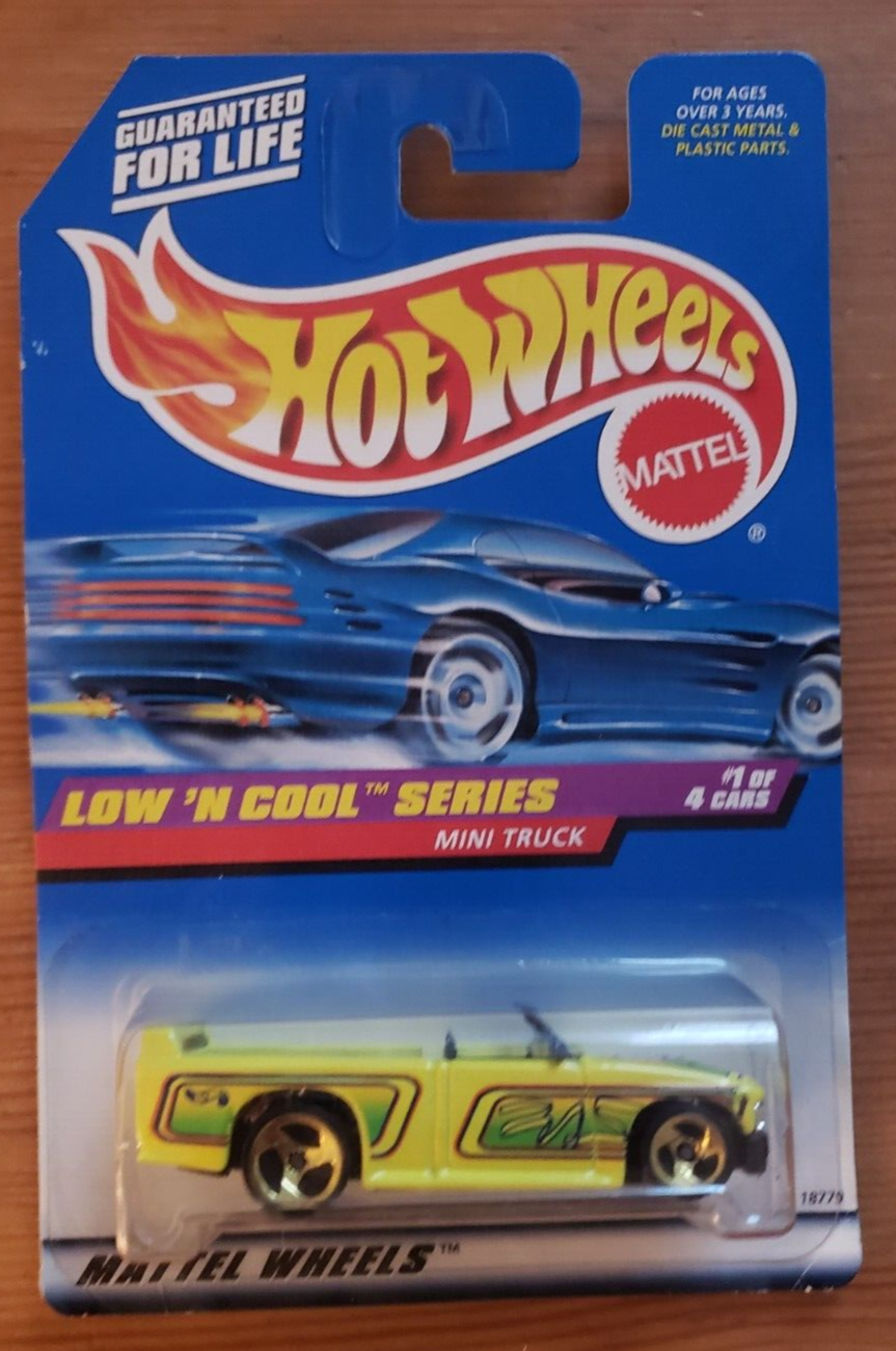 1998 Hot Wheels - #697 - Low 'N Cool Series - #1/4 - Mini Truck - 18779