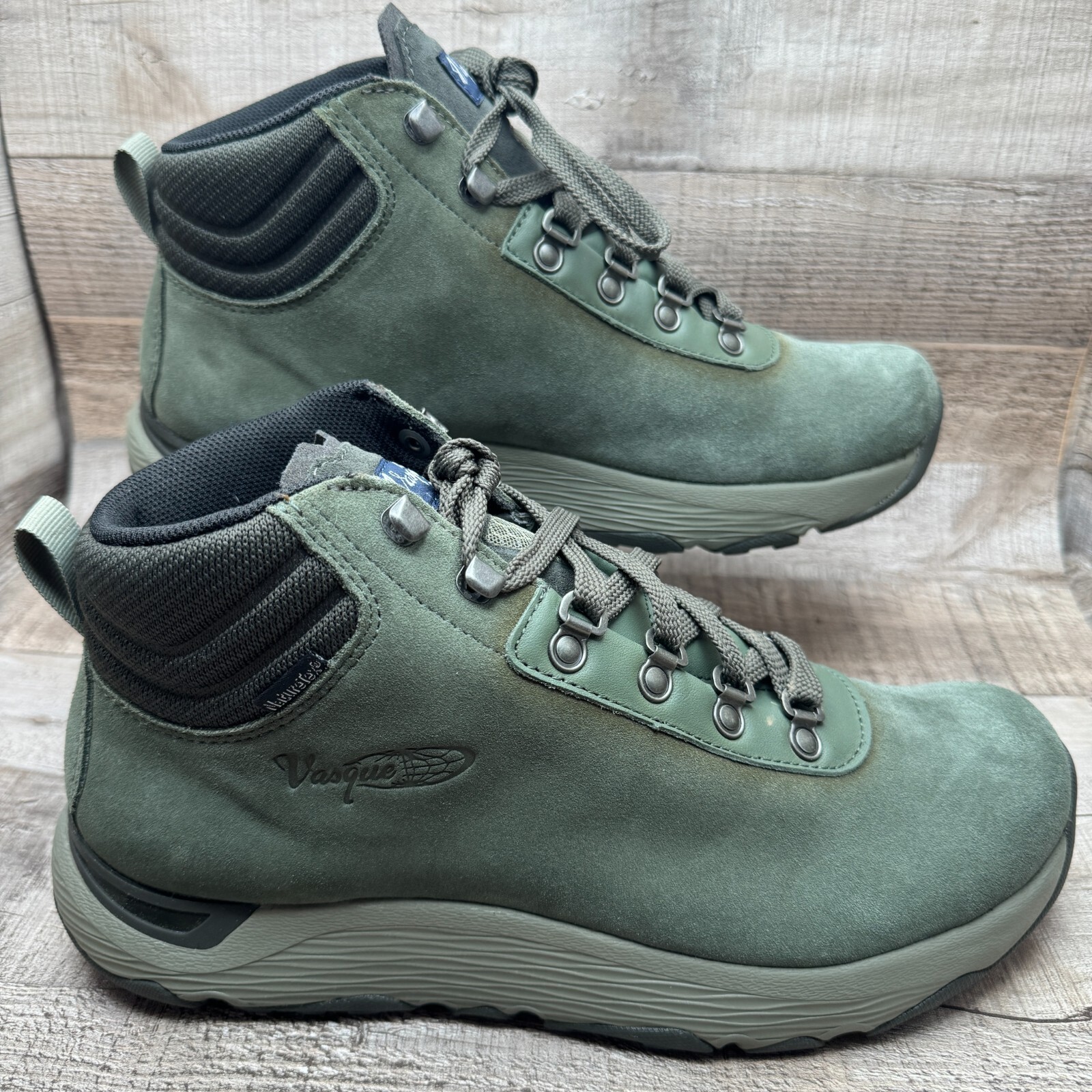 Vasque Sunsetter NTX Hiking Boots Mens Size 10.5 10 1/2 M Green Thyme