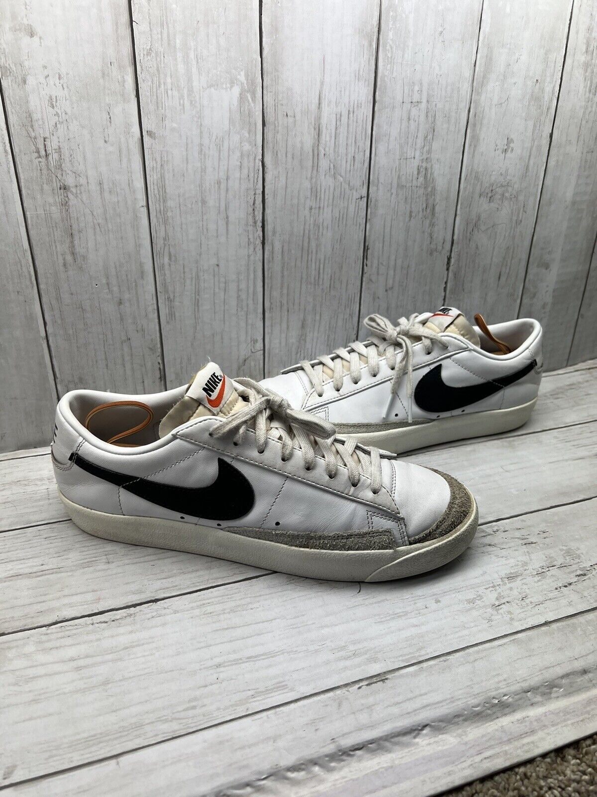 Men’s Nike Blazer Low '77 Vintage US Sz 10 White … - image 2