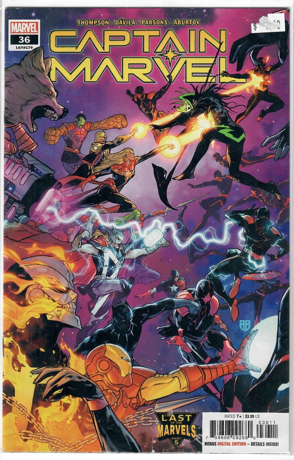 Captain Marvel (2019) #36 MARVEL COMIC GOOD B/B FREE SHIPPING