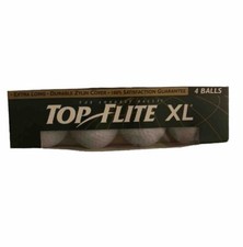 Golf Balls Top Flite XL Pack of 4 90 s Vintage Brand New