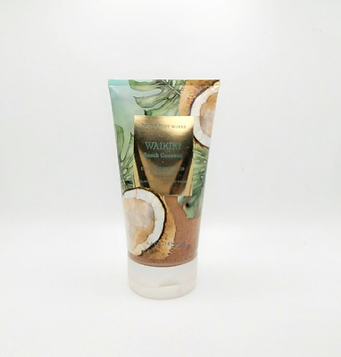 Bath & Body Works Waikiki Beach Coconut Exfoliating Beach Body Scrub 6.6 oz New