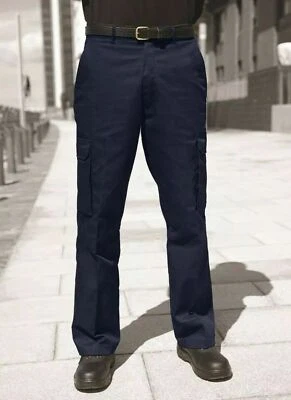 Warrior TR315 Cargo Arbeits Overall Hose 44T 45,5T 46T dunkelblau