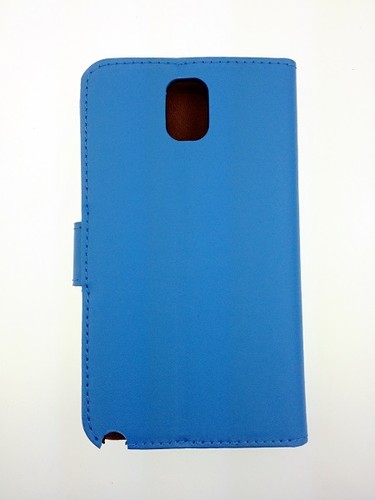 Luxury Genuine Real Leather Wallet Case Cover for Samsung Galaxy Note 3 freepost - Picture 8 of 30