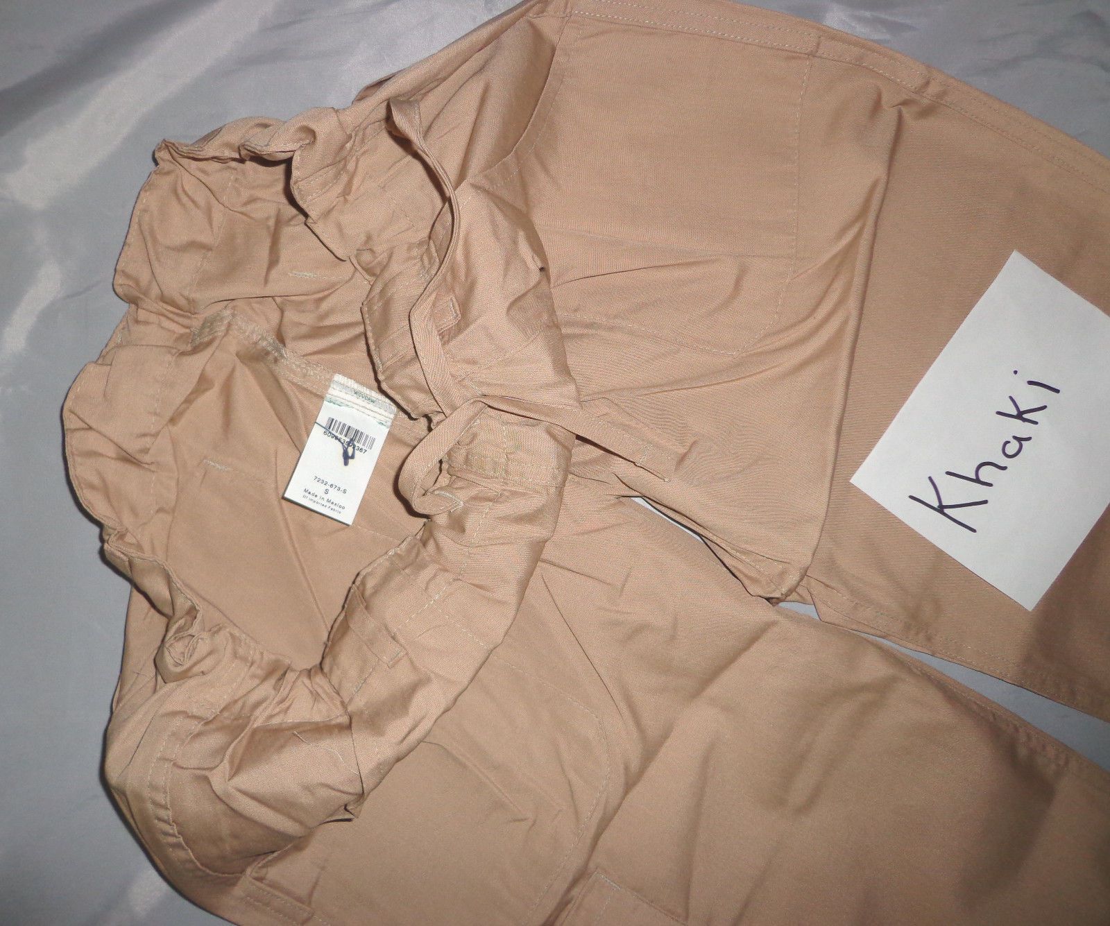  UA Scrubs Women Cargo Scrub Pant 6 Pocket Elastic Drawstring Style 7232 Small