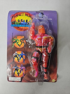 PLANET HERO POWERFUL ACTION FIGURE - RED NINJA  **SEALED**