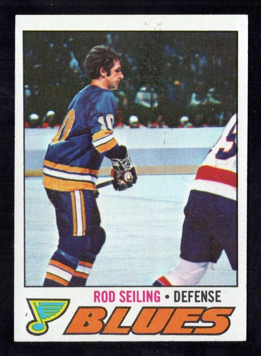 1977-78 Topps Hockey Card #226 Rod Seiling St. Louis Blues EX-MT+ *hp
