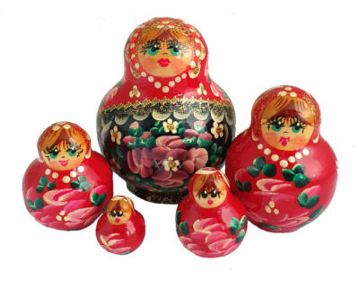 Poupées russes en vente, construction en bois artisanale | (site web
