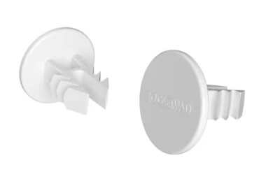 NEW ClosetMaid SuperSlide Lot of 5 - 2 pc Closet Rod End Caps 75638 7563800