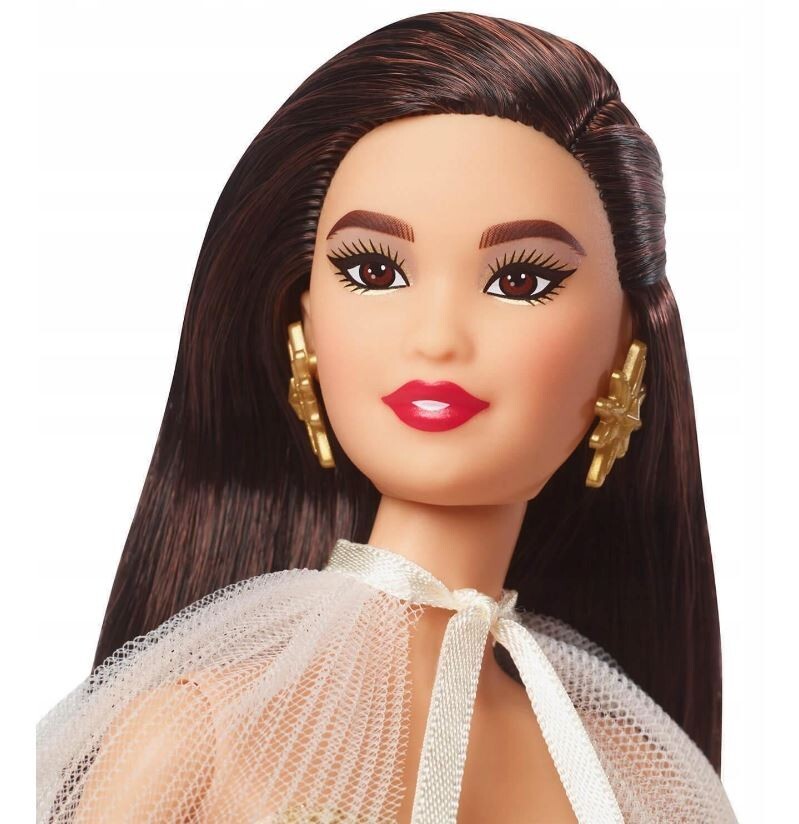 Barbie Signature Christmas Doll Black Hair 2023 Holiday