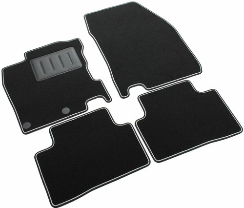 SPRINT00207 Tappeti Auto Moquette Su Misura Per Audi Q3 (8U) 2011-2018, Set Nero Con Cuciture Grigie