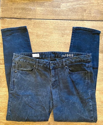 GAP 1969 Damenjeans Always Skinny 33r Schrittlänge 29” Taille 37” schwarz - Bild 3 von 12