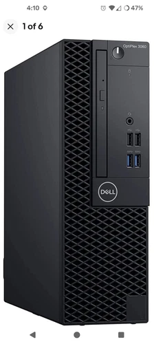 Dell OPtiplex 3060 SFFDesktop Computer i5-8500 3.0GHZ 8GB 500GB DVDRW Win10 Pro