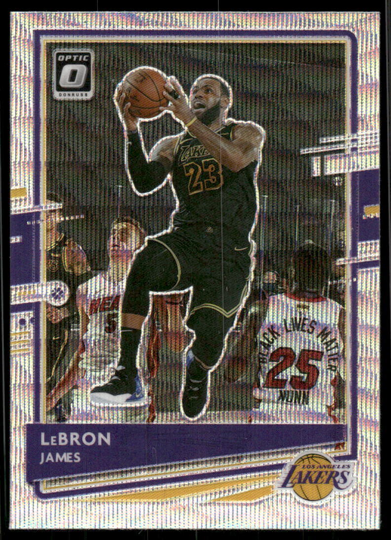 2020-21 Donruss Optic #13 LeBron James Silver Pulsar