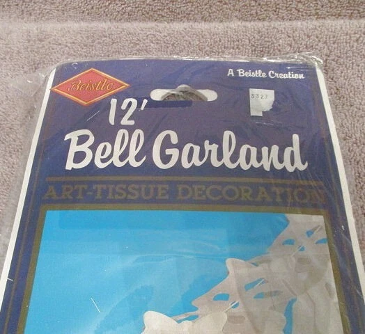 De Colección Beistle Campanas de Panal Decoración Papel Pañuelo Boda Ducha Bebé 12 Pies Foto 3 de 4