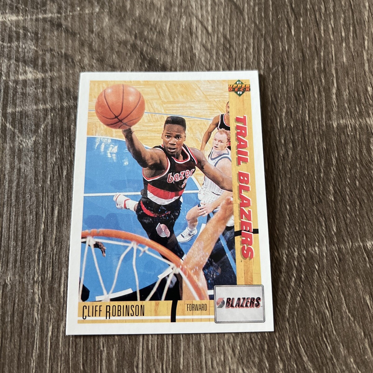 1991-92 Upper Deck Cliff Robinson #220 Portland Trail Blazers Basketball  Card