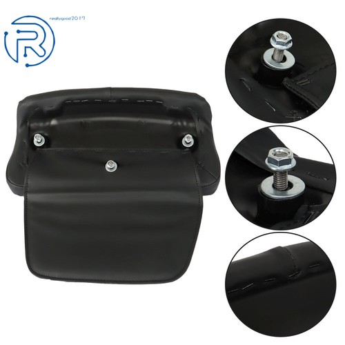Driver Sissy Bar Backrest Pad For Street Glide Road King Electra Glide 2009+ - Picture 2 of 8