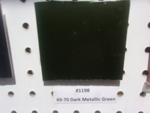 1969-70 Plymouth Dodge Chrysler Premium Interior Paint #1198 DARK METALLIC GREEN - Bild 3 von 3