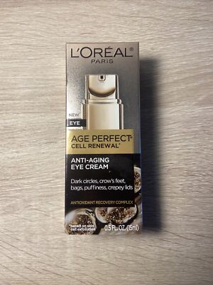 L'Oreal Paris Age Perfect Cell Renewal Anti-Aging Eye Cream Treatment, 0.5 oz