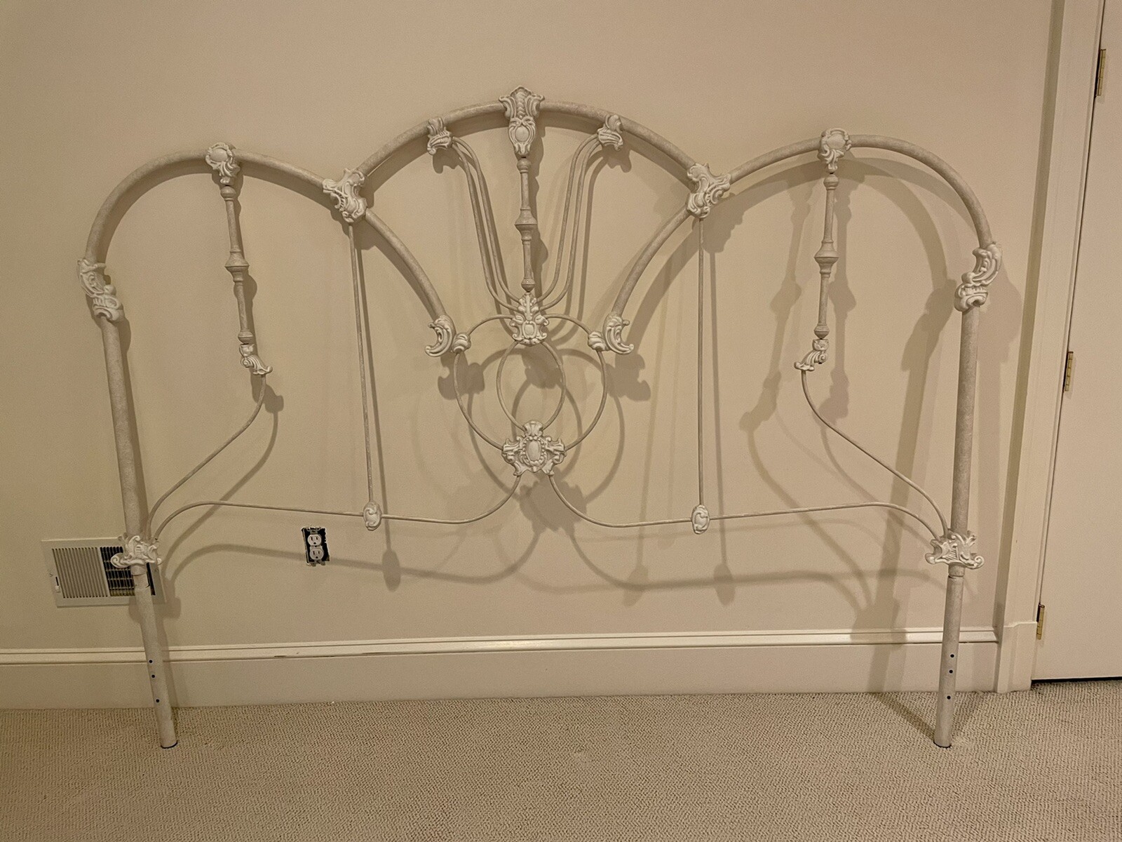 Wrought iron king size headboard Legs Removable, Can Be Transported In SUV eBay