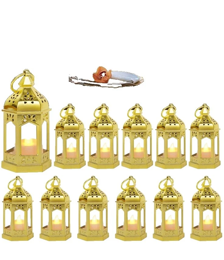 Linternas vela de vidrio del Mediterráneo