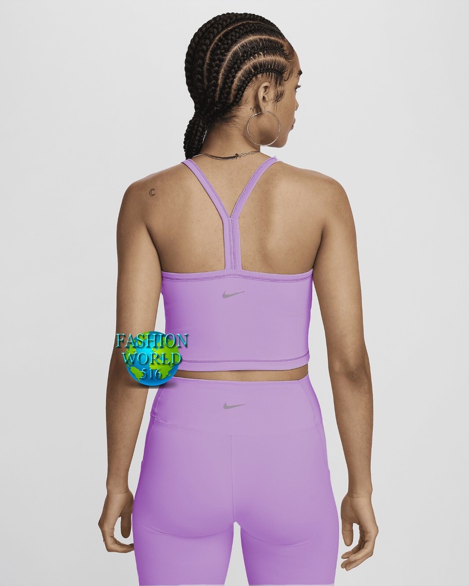 Nike One Fitted Women's Dri-FIT Cropped Tank Top Size Medium