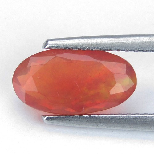 1.65Cts Firing Natural Orange Opal 12.2x6.5x4.6mm Oval Cut Ethiopia Gemstone - Picture 4 of 4