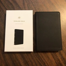 ESV Thinline Bible - $79.99 Retail - Deep Brown Genuine Buffalo Leather