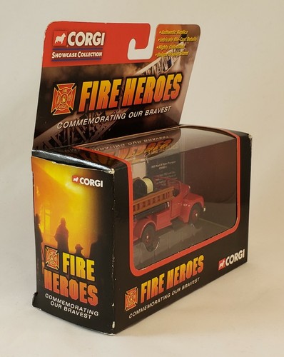 CORGI Fire Heroes Commemorating Our Bravest '53 Mack B Open Pumper NEW Unopened - Picture 4 of 7