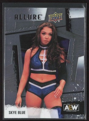 2022 Upper Deck Allure AEW All Elite Skye Blue #66 Base Rookie Card RC