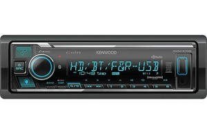 Kenwood KMM-X705 Single-DIN Bluetooth AM/FM HD Radio Digital