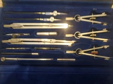 Vintage Dietzgen Prep Drafting Tool Set Very Nice Looks LN