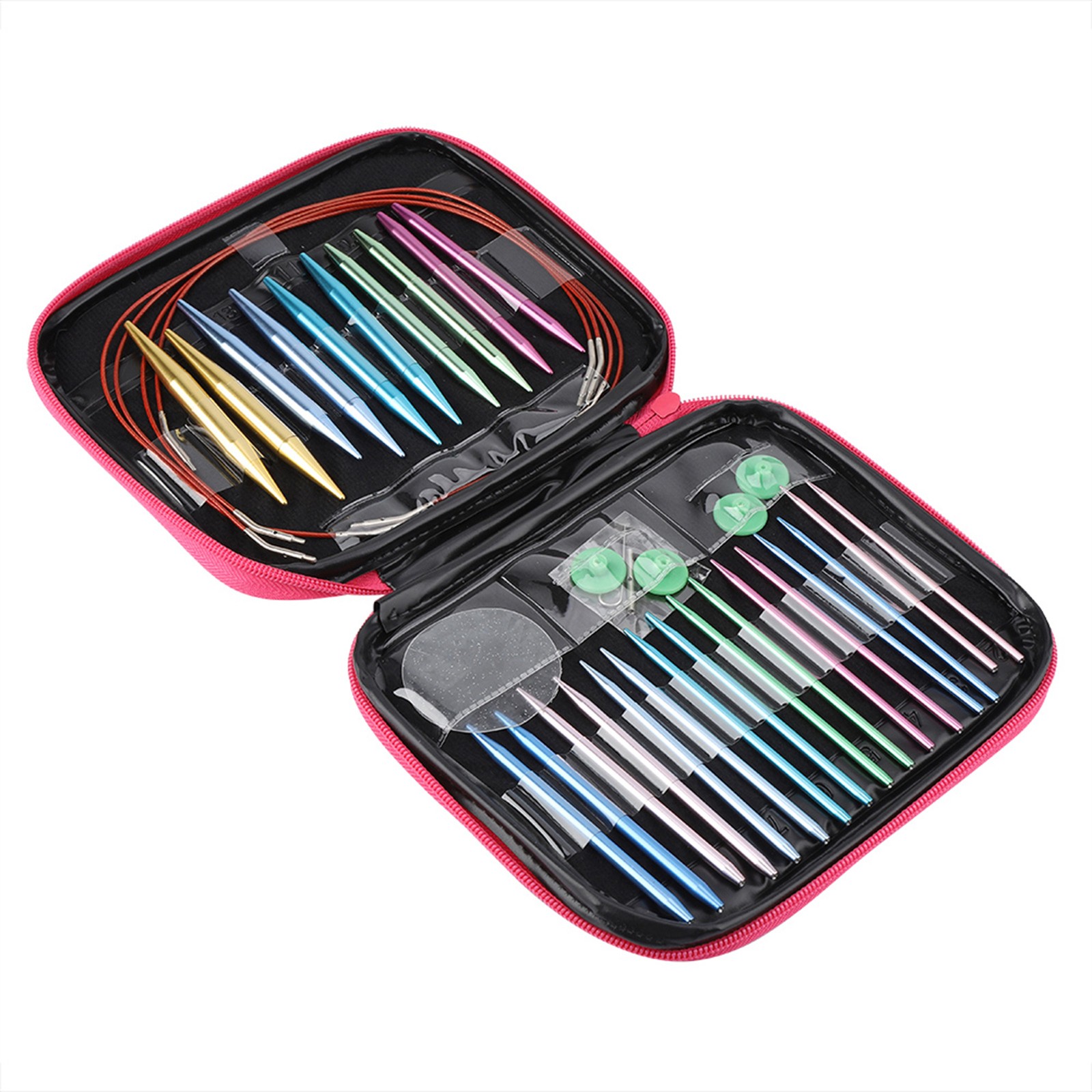 Colorful Interchangeable Circular Set Lightweight Needles For Craft BL