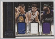 2012-13 Panini Threads Triple Threats Materials David Lee Blake Griffin #9 1eq