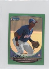 2013 Bowman Chrome Minis Green Refractor 42/75 Hanser Alberto #147 2x6