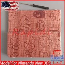 Replace For Nintendo New 3DS Console Mario Housing Shell Faceplate Case Cover