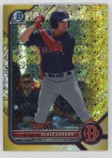 2022 Bowman Chrome Prospects Yellow Mini-Diamond Refractor 6/75 Blaze Jordan 0m0