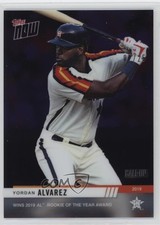 2019 Topps Now Yordan Alvarez Purple /25 Yordan Alvarez #YA5 7xr